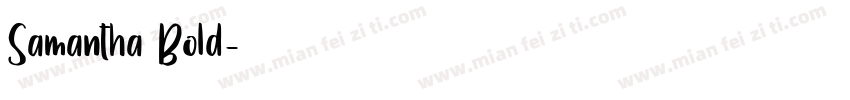 Samantha Bold字体转换